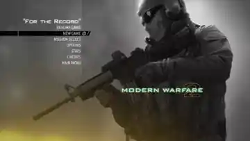 Call of Duty - Modern Warfare 2 (USA) (v1.14) (BLUS30377) (Disc) (Update) screen shot game playing